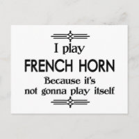 French Horn - Spielen Sie sich selbst Funny Deko M