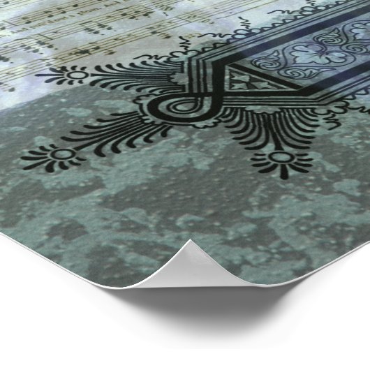 French Horn Steampunk Medley Poster (Ecke)