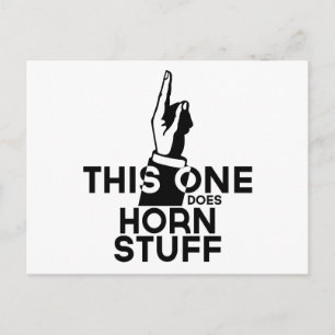 French Horn Stuff - Funny French Horn Music Postkarte