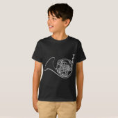 french_horn_white.png T-Shirt (Vorne ganz)
