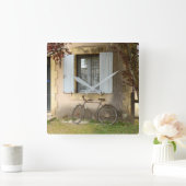 French House Wall Clock Quadratische Wanduhr (Zuhause)