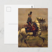 French Hussar Postkarte (Vorne/Hinten)