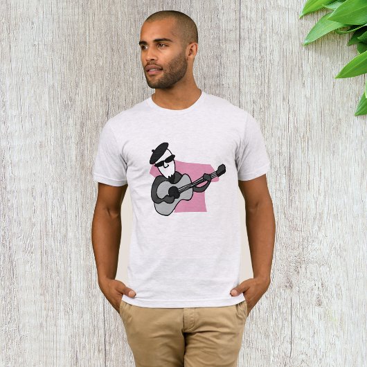 French Jazz Musician Mens T - Shirt
