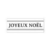 French Joyeux Noël Strip Weihnachten Gummistempel (Stempel)