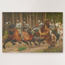French King Charles the Bold on Horseback Puzzle