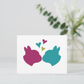 French Kiss Postkarte (Stehend Vorderseite)
