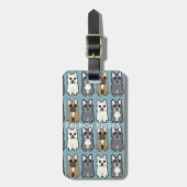 French Kisses, Frenchies Gepäckanhänger (Vorderseite vertikal)