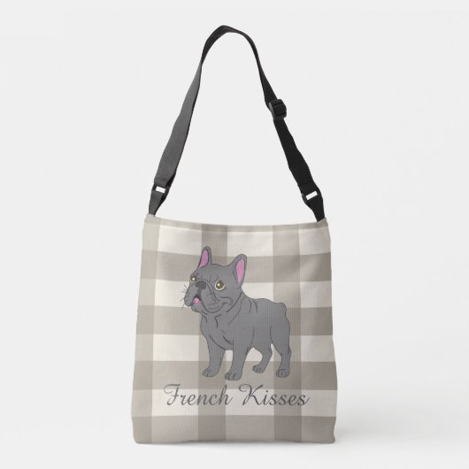 French Kisses Tragetaschen Mit Langen Trägern (Rückseite)