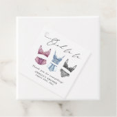 French Lace Lingerie Brautparty Geschenkanhänger (Beispiel)