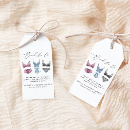 French Lace Lingerie Brautparty Geschenkanhänger