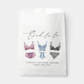 French Lace Lingerie Brautparty Geschenktütchen (Vorderseite)