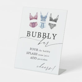 French Lace Lingerie Sockelschild