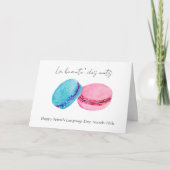 French Language Day March 20 Macarons Karte (Vorderseite)