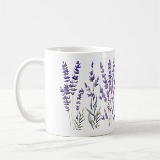 French Lavendel Design Kaffeetasse (Links)