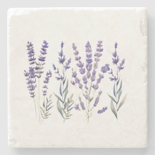 French Lavendel Design Steinuntersetzer