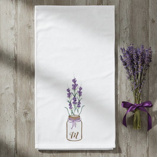 French Lavender Botanical Badhandtuch Set