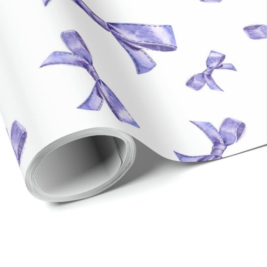 French Lavender Pattern Geschenkpapier (Rolleneckpunkt)