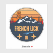 French Lick, Indiana Aufkleber (Blatt)