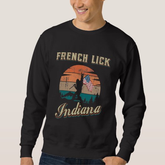 French Lick Indiana Sweatshirt (Vorderseite)