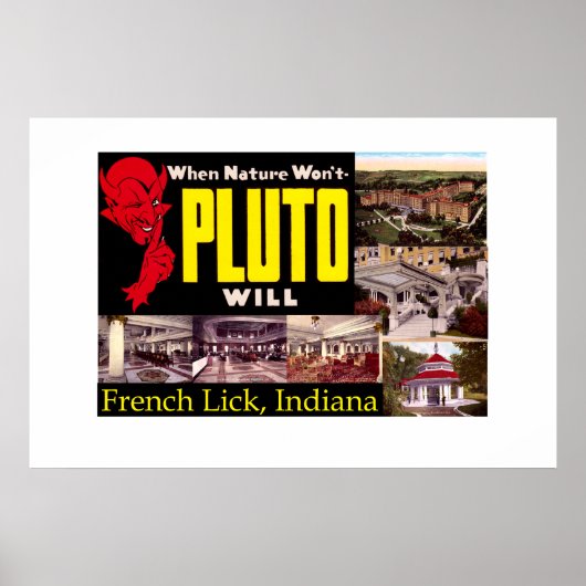 French Lick, Indiana Vintage Poster (Vorne)