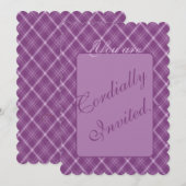 French Lilac Bouquet Einladung (Vorne/Hinten)