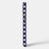 French lilac checkerboard pattern Case-Mate iPhone hülle (Rückseite / Links)