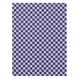French lilac checkerboard pattern tischdecke
