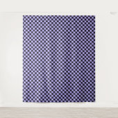 French lilac checkerboard pattern wandteppich (Vorderseite)