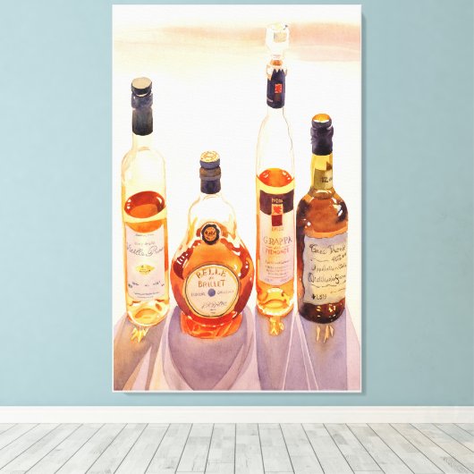 French Liqueurs Leinwanddruck (Insitu (Holzboden))