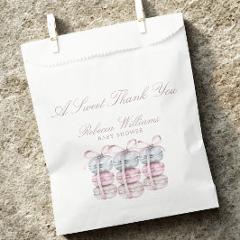 French Macaron A Sweet Danke Babydusche Geschenktütchen