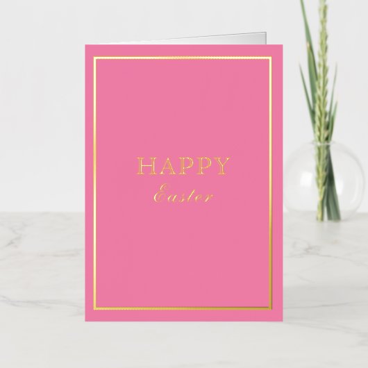 French Macaron Frohe Ostern Pink (Vorderseite)