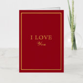 French Macaron I Liebe You Red (Vorderseite)