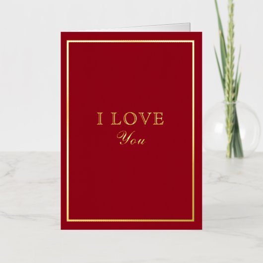 French Macaron I Liebe You Red (Vorderseite)