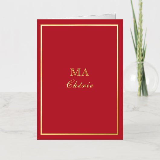 French Macaron Ma Cherie Bright Red (Vorderseite)