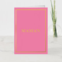 French Macaron Maman Pink