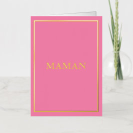 French Macaron Maman Pink