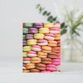 French macaron postkarte (Stehend Vorderseite)