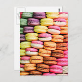 French macaron postkarte (Vorne/Hinten)