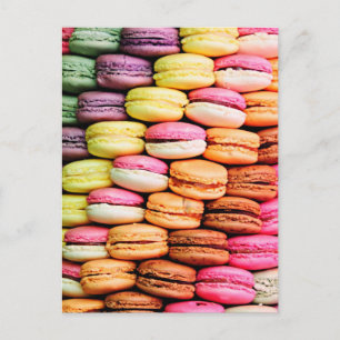 French macaron postkarte