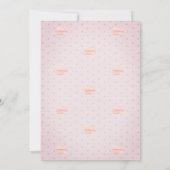 French Macarons Baby Shower Einladung (Rückseite)