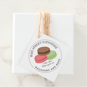 French Macarons Food Business Patisserie Geschenkanhänger