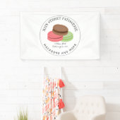 French Macarons Food Business Restaurant Banner (Insitu)