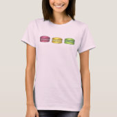 French Macarons Macaron Cookie Konditorei T-Shirt (Vorderseite)
