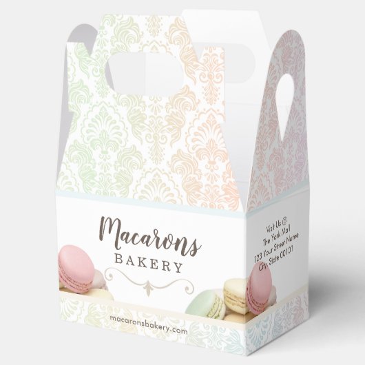 French Macarons Small Box Geschenkschachtel (Geöffnet)