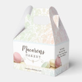 French Macarons Small Box Geschenkschachtel (Vorderseite)