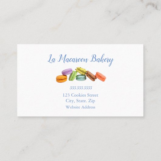 French Macaroons Bakery Treuekarte (Rückseite)