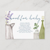 French Market - Flowers - Book For Baby Insert Platzkarte (Vorderseite)