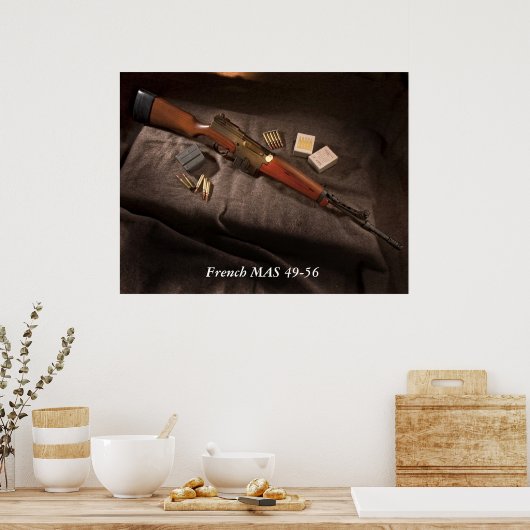 French MAS 49-56 Poster (Küche)
