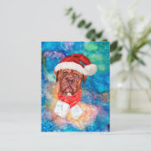 French Mastiff Breed Dog Weihnachten (Stehend Vorderseite)