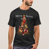 French Mastiff Dogue de Bordeaux Christmas Tree Xm T-Shirt (Vorderseite)